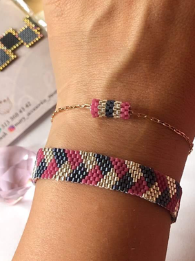 Pulseras tejida en miyuki